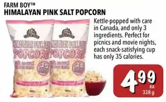Farm Boy Himalayan Pink Salt Popcorn offer