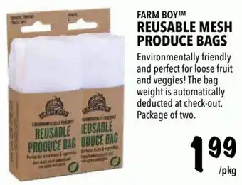 Farm Boy Reasable Mesh Produce Bags offer
