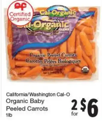 Quality Foods Organic Baby Peeled Carrots offer