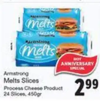 Quality Foods Armstrong Melts Slices offer
