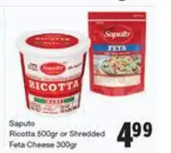 Quality Foods Saputo Ricotta offer