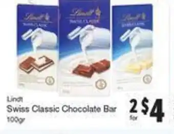 Quality Foods Swiss Classic Chocolate Bar offer