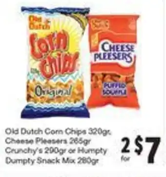 Quality Foods OLd Dutch Corn Chips offer