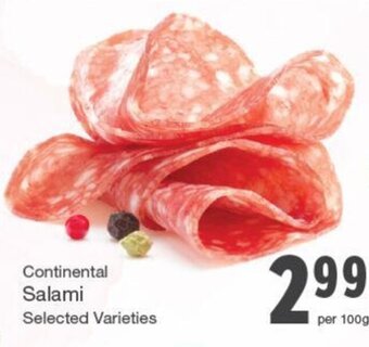 Quality Foods Salami offer