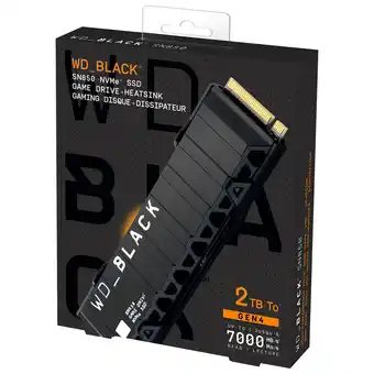 Best Buy WD_BLACK SN850 2TB NVMe PCI-e (Gen 4) Internal Solid State Drive with Heatsink (WDBAPZ0020BNC-WRSN) offer