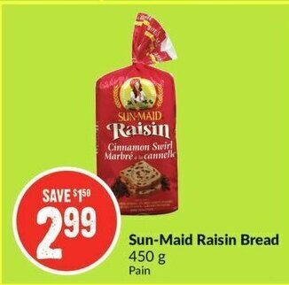 FreshCo Sun-Maid Raisin Bread offer