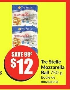 FreshCo Tre Stelle Mozzarella Ball offer