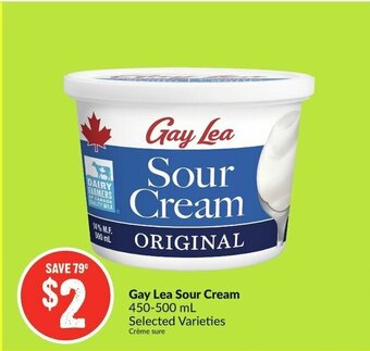 FreshCo Gay Lea Sour Cream offer