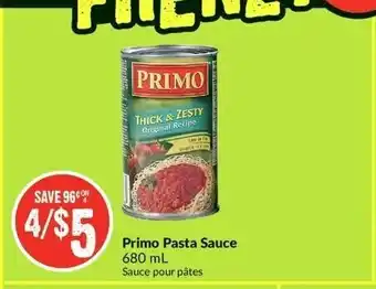 FreshCo Primo Pasta Sauce offer