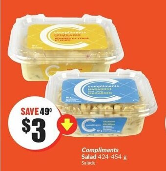 FreshCo Compliments Salad offer