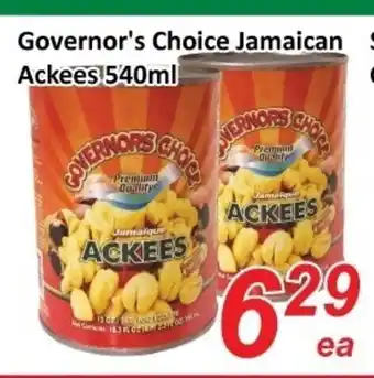 Governor's Choice Jamaican Ackees 540ml