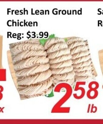 Fresh Lean Ground Chicken