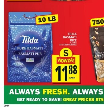 Food Basics Tilda Basmati Rice offer