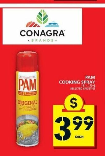 Food Basics Pam Cooking Spray offer