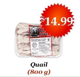 Atiya's Fresh Farm Quail offer
