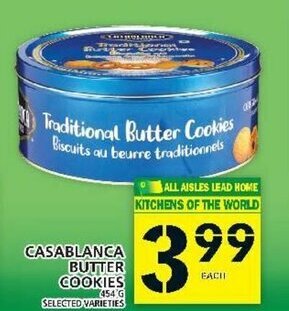 Food Basics Casablanca butter cookies offer