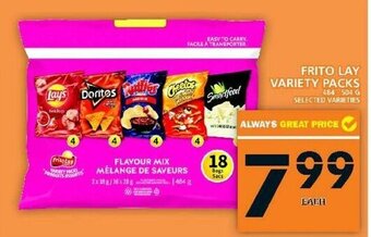 Food Basics Frito lay variety packs offer