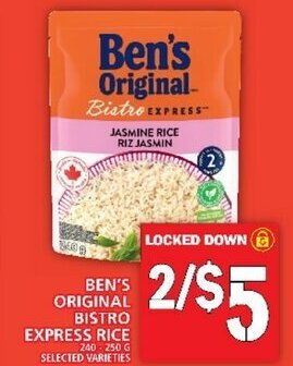 Food Basics Ben's original bistro express rice offer