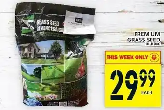 Food Basics Premium grass seed offer