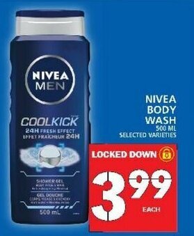 Food Basics Nivea body wash offer