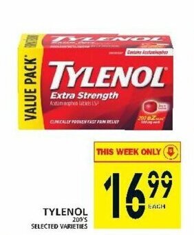 Food Basics Tylenol offer