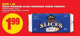 No Frills Black diamond slices processed cheese product offer