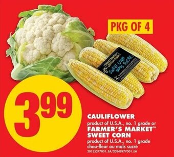 No Frills Cauliflower offer