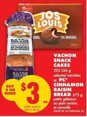 No Frills Vachon snack cakes offer