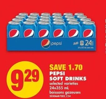 No Frills Pepsi soft drinks offer