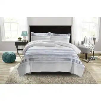 Giant Tiger All-Over Printed Polyester Bed in a Bag, Double/Queen, 7-Piece Set offer