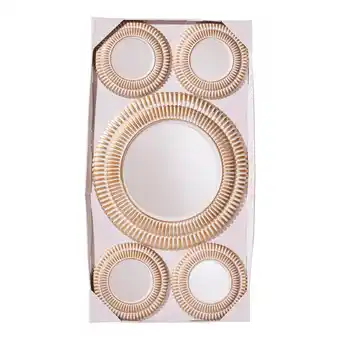 Giant Tiger Oval Mirror Set, Silver, 5-Pieces offer