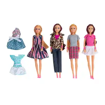 Giant Tiger Funatic PL Alice Fashion Dolls with Removable Outfits, 11.5-in, Multicolour, 4-Pack offer