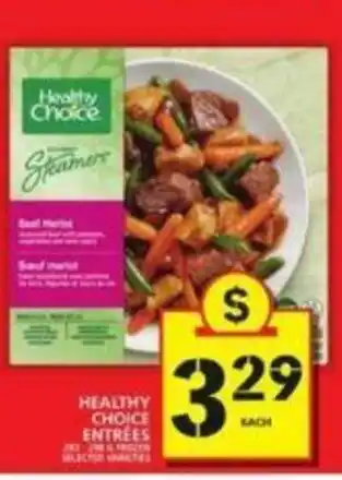 Food Basics Healthy Choice Entress offer