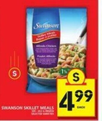 Food Basics Swanson Skillet Meals offer
