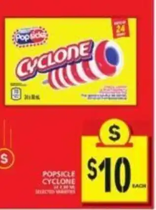Food Basics Popsicle Cyclone offer