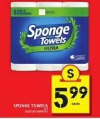 Food Basics Sponge Towels offer