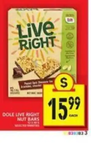 Food Basics Dole Live Right offer
