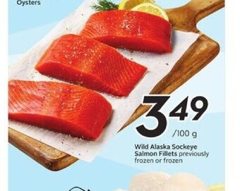 Safeway Wild Alaska Sockeye Salmon Fillets offer