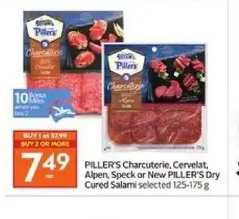 Safeway Piller's Charcuterie Cervelat Alpen Speck or New Piller's Dry Cured Salami offer