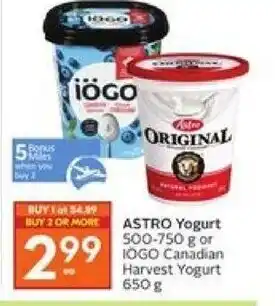Safeway Astro Yogurt offer