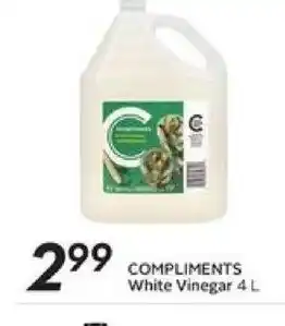Safeway Cmpliments White Vinegar offer