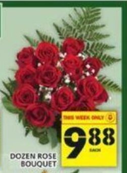 Food Basics Dozen Rose Bouquet offer
