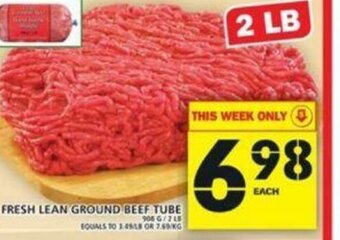 Food Basics Fresh Lean Ground Beef offer