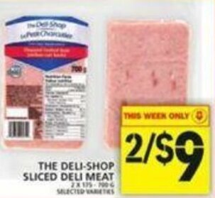 Food Basics The Deli-Shop Sliced Deli Meat offer