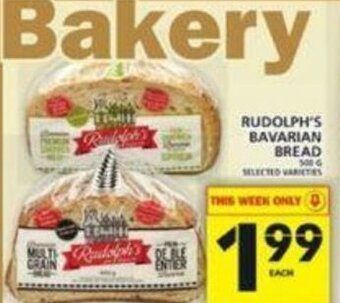 Food Basics Rudolph's Bavarian Bread offer