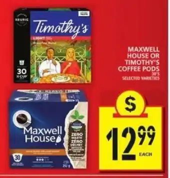 Food Basics Maxwell House offer