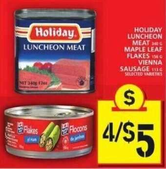 Food Basics Holiday Luncheon Meat offer