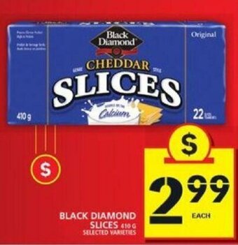Food Basics Black diamond Slices offer