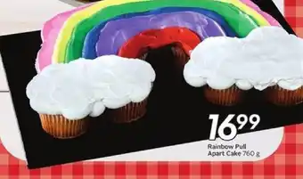 Safeway Rainbow Pull Apart Cake offer