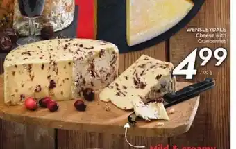 Safeway Wensleydale Cheese with Cranberries offer